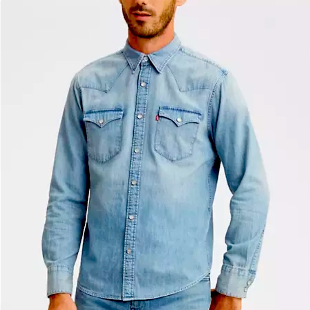 Levi’s Barstow Western jean shirt